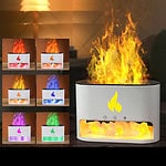 دستگاه بخور و رطوبت‌ساز سرد 1.4 لیتری، منبع انرژی کابل USB، با قابلیت خاموشی خودکار بعد از اتمام آب، فناوری تولید یون و تنظیم زمان، دارای نور RGB و کریستال‌های سنگ نمک، مدل TOUCH-10W