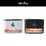 دستگاه بخور و رطوبت‌ساز سرد 1.4 لیتری، منبع انرژی کابل USB، با قابلیت خاموشی خودکار بعد از اتمام آب، فناوری تولید یون و تنظیم زمان، دارای نور RGB و کریستال‌های سنگ نمک، مدل TOUCH-10W