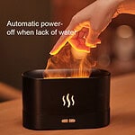 دستگاه بخور و رطوبت‌ساز سرد 0.18 لیتری، منبع انرژی برق، دارای مخزن خوشبو کننده، قابلیت خاموش شدن خودکار با اتمام آب مخزن، مدل شعله آتش
