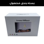 دستگاه بخور و رطوبت‌ساز سرد 1.4 لیتری، منبع انرژی کابل USB، با قابلیت خاموشی خودکار بعد از اتمام آب، فناوری تولید یون و تنظیم زمان، دارای نور RGB و کریستال‌های سنگ نمک، مدل TOUCH-10W