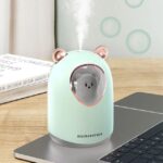 دستگاه بخور سرد 0.25 لیتری، میزان کارکرد مداوم 6 ساعت، منبع انرژی برق، همراه با کابل USB و فیلتر اضافه، دارای چراغ RGB، مدل خرس
