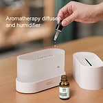 دستگاه بخور و رطوبت‌ساز سرد 0.18 لیتری، منبع انرژی برق، دارای مخزن خوشبو کننده، قابلیت خاموش شدن خودکار با اتمام آب مخزن، مدل شعله آتش