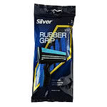 خود تراش سیلور مدل Rubber Grip Blue بسته 5 عددی