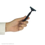 خود تراش سیلور مدل Rubber Grip Blue بسته 5 عددی