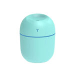 دستگاه بخور سرد 0.22 لیتری، میزان کارکرد مداوم 3.5 ساعت، منبع انرژی کابل USB، دارای قابلیت خاموشی خودکار و چراغ LED، مدل تخم مرغی