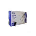 دستکش نیتریل اینتکو مدل 01سایز لارج بسته 100 عددی