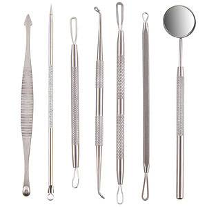 مجموعه ابزار پاکسازی پوست کیو وای اچ مدل derm-3198 بسته 7 عددی