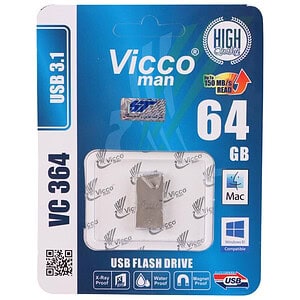 فلش 64 گیگ ویکومن Vicco Man VC364 USB3.1