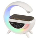 شارژر بی سیم و چراغ رومیزی اسپیکر دار Sing-E ZQS1222
