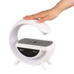 شارژر بی سیم و چراغ رومیزی اسپیکر دار Sing-E ZQS1222