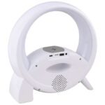 شارژر بی سیم و چراغ رومیزی اسپیکر دار Q18 15W