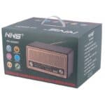 رادیو اسپیکر بلوتوثی رم و فلش خور NNS NS-6690BT