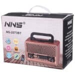 رادیو اسپیکر بلوتوثی رم و فلش خور NNS NS-2073BT + ریموت کنترل