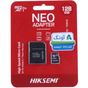 رم میکرو 128 گیگ هایک سمی Hiksemi HS-TF-C1 128G V30 92MB/s + خشاب