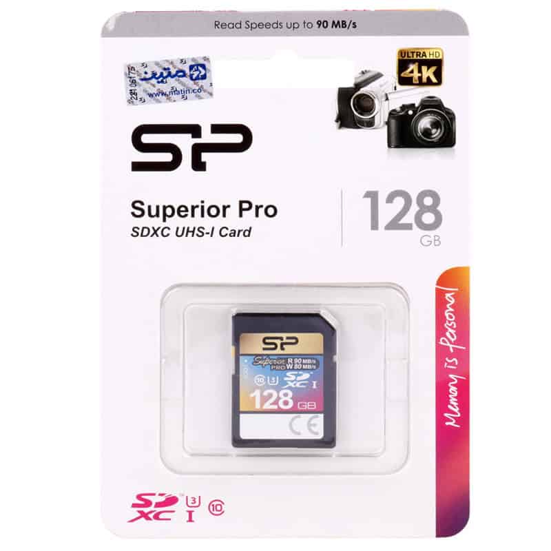 رم اس دی 128 گیگ سیلیکون پاور Silicon Power Superior Pro U3 C10 90MB/s