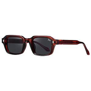 عینک آفتابی مستطیلی آلبرت وگ مدل SZ8106 Sangria Obsidian