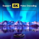 اندروید باکس اچ96 مدل Max RK3528 android13 به همراه کیبورد i8