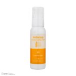 کرم ضد آفتاب بی‌رنگ صورت آرت وینا SPF 50 مدل Lanolin Free ‌محافظ +++PA مناسب برای انواع پوست حجم 50 میلی‌لیتر