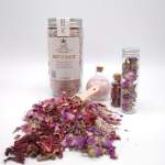 نمک حمام رز گلد مدل RoseTea وزن 650 گرم