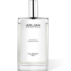 اسپری آبرسان صورت و بدن آرلیان مدل Hyaluronic Acid مناسب برای انواع پوست حجم 100 میلی‌ لیتر