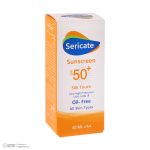 کرم ضد آفتاب بدون رنگ صورت سری کیت SPF50 مدل Silk Touch مناسب برای انواع پوست حجم 40 میلی لیتر