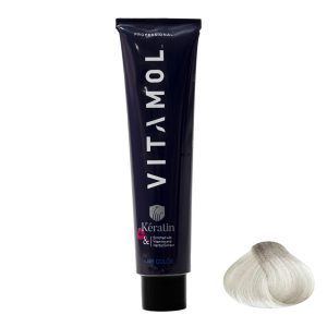 کیت رنگ مو ویتامول سری SMOKY شماره 10.1 حجم 120 میلی لیتر رنگ بلوند دودی خیلی خیلی روشن