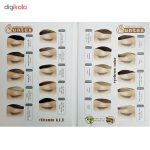کیت رنگ ابرو سانتکس شماره MCH6-E7.58 حجم 30 میلی لیتر رنگ ماهگونی شکلاتی