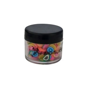 مجموعه تزیین ناخن بیزآرت مدل فیمو میوه بسته 300 عددی
