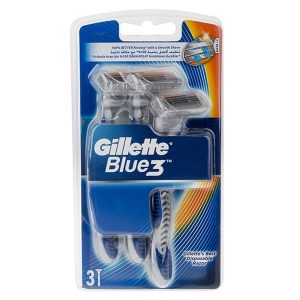 خود تراش ژیلت مدل Blue 3 بسته 3 عددی