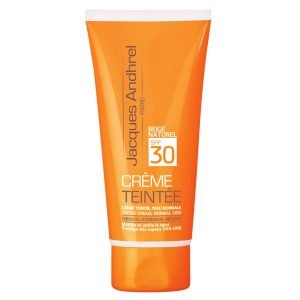 کرم ضد آفتاب رنگی ژاک آندرل پاریس SPF 30 مدل TINTED مناسب پوست های خشک و معمولی حجم 50 میلی لیتر