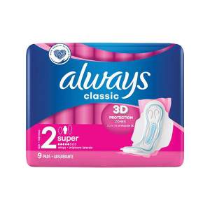 نوار بهداشتی الویز مدل Classic Super سایز 2 بسته 9 عددی