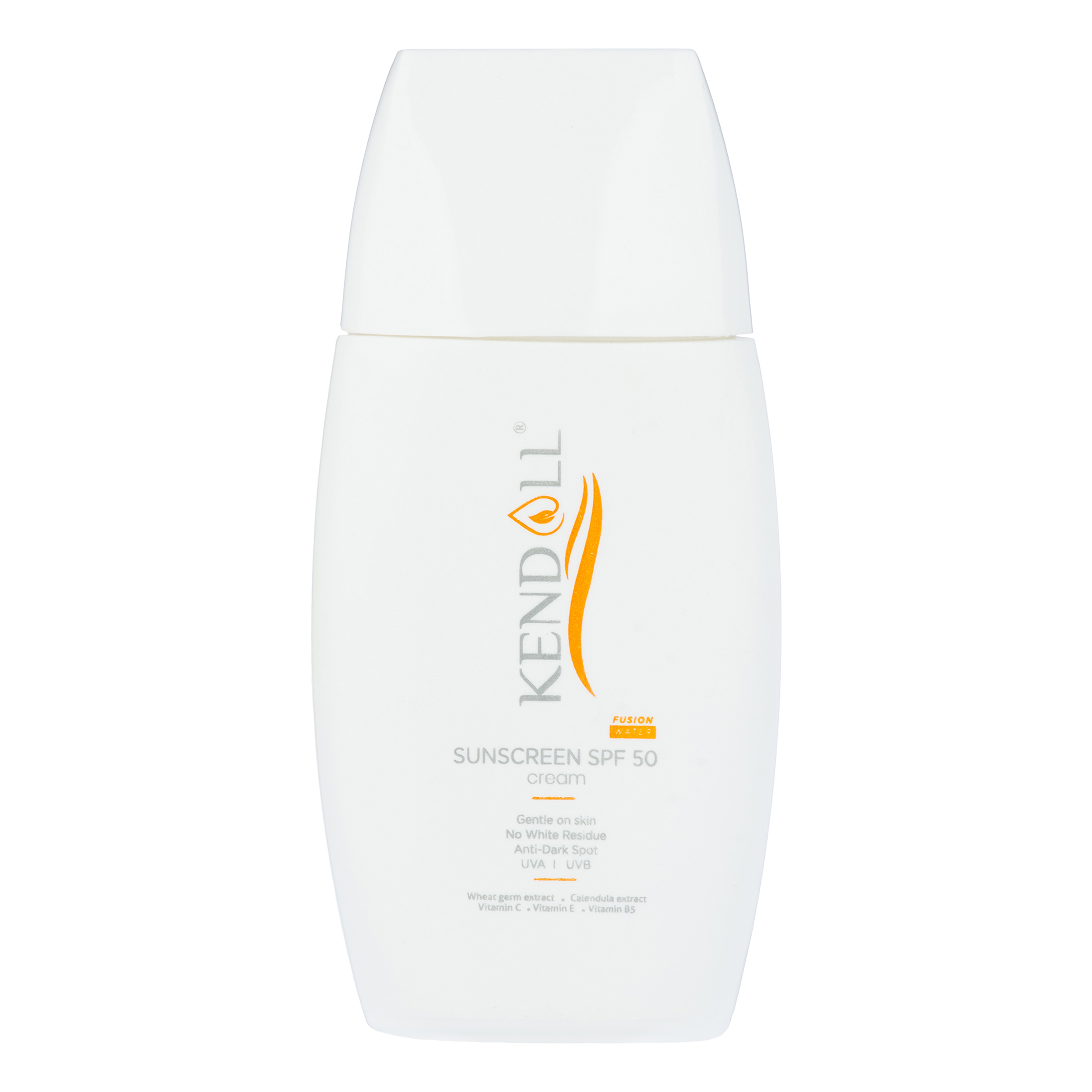 کرم ضد آفتاب بدون رنگ کندال SPF 50 مدل Calendula ‌مناسب انواع پوست‌ حجم 40 میلی‌لیتر
