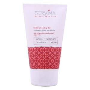 ژل شست‌وشوی صورت سروینا مخصوص پوست‌های خشک و معمولی مدل Normal and Dry skin حجم 150میلی‌لیتر