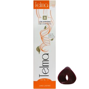 رنگ مو تلما مدل Low Ammonia شماره 5.2 حجم 100 میلی لیتر رنگ بلانش