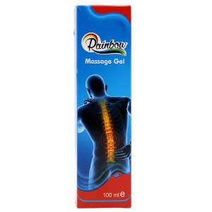 ژل ماساژ و ضد درد رینبو مدل Massage Gel کد 593 حجم 100 گرم