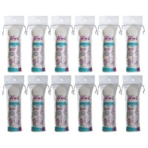 پد پاک کننده آرایش یونی لد مدل Ultra Soft دوازده بسته 80 عددی