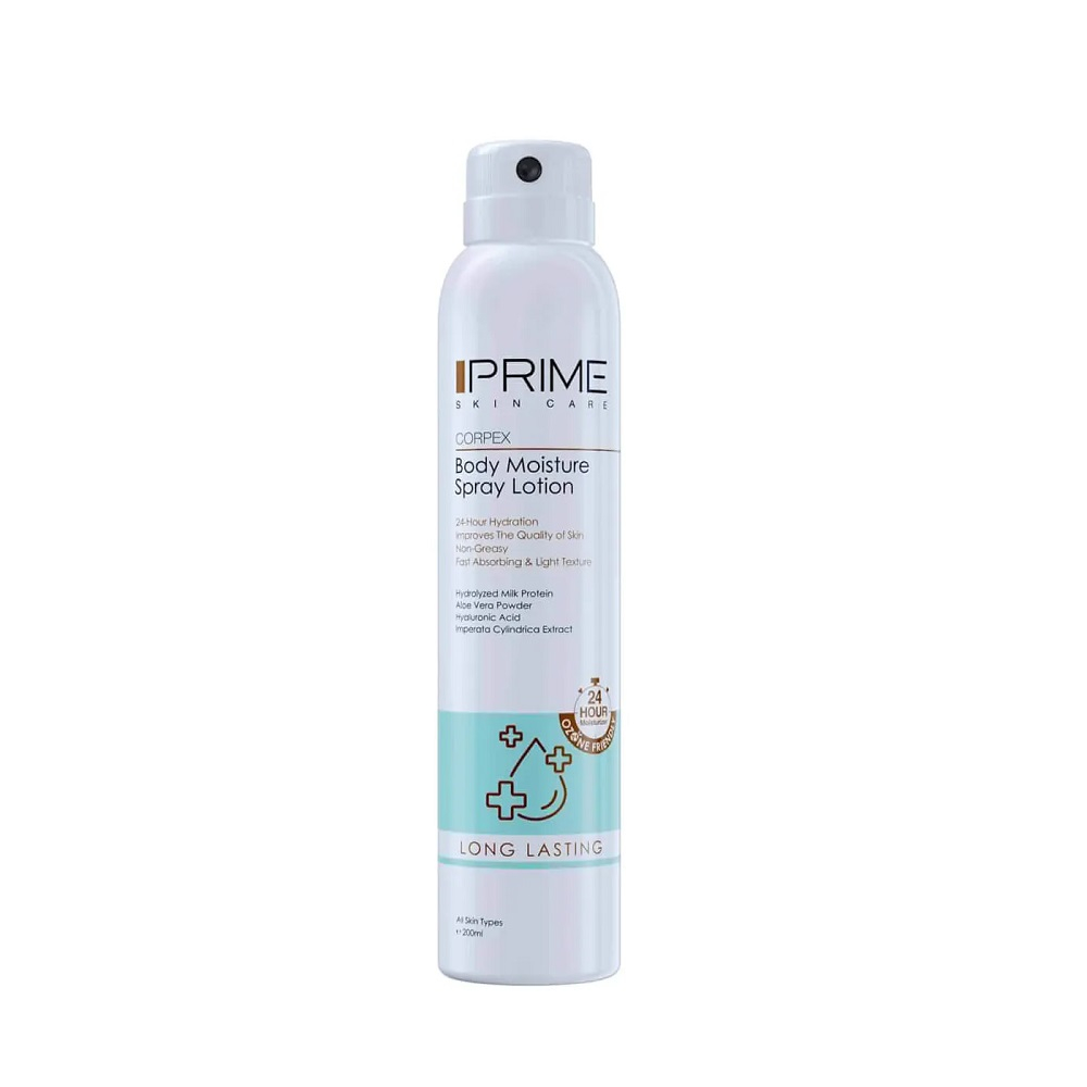 اسپری لوسیون بدن پرایم سری آبرسان مدل long lasting حجم 200 میلی لیتر