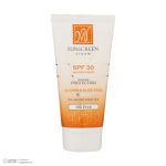 کرم ضدآفتاب بی‌رنگ مای SPF30 مدل Intense Protection، مناسب پوست‌های مختلط و چرب، حجم 50 میلی گرم