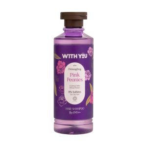 شامپو مو ویت یو مدل Pink Peonies مناسب برای موهای وزدار و خشک حجم میلی 300 لیتر