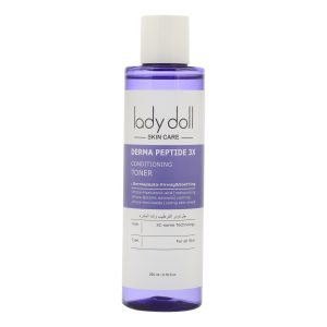 تونر پاک‌کننده صورت لیدی دال مدل DERMA PEPTIDE 3X مناسب برای انواع پوست حجم 250 میلی‌لیتر