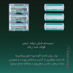 تیغ یدک پنرول مدل PRCL - Razor Refills 6 X3 بسته 3 عددی