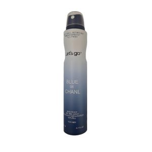 اسپری دئودورانت مردانه لتس گو مدل blue de chanel حجم 200 میلی لیتر