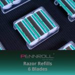تیغ یدک پنرول مدل PRCL - Razor Refills 6 X3 بسته 3 عددی