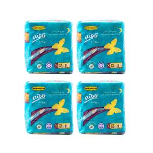نوار بهداشتی تافته مدل Butterfly مجموعه 4 عددی