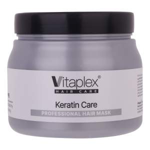 ماسک مو ویتاپلکس مدل Keratin Care مناسب برای موی کراتین شده حجم 500 میلی لیتر
