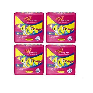 پد بهداشتی روزانه تافته مدل panty plus مجموعه 4 عددی