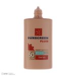 فلوئید ضد آفتاب رنگی مای SPF 50 مدل Smart Defense حاوی محافظ UVA و UVB ‌مناسب انواع پوست حجم 50 میلی‌ لیتر
