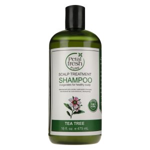 شامپو ضدریزش و تقویت‌کننده مو پتال فرش مدل TeaTree حجم 475 میلی‌ لیتر