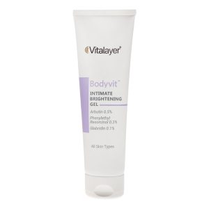 ژل روشنکننده روز و شب بدن ویتالیر مدل Bodyvit مناسب برای انواع پوست حجم 150 میلیلیتر