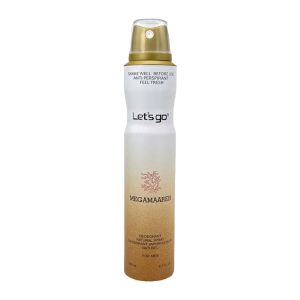 اسپری دئودورانت مردانه لتس گو مدل megamare حجم 200 میلی لیتر